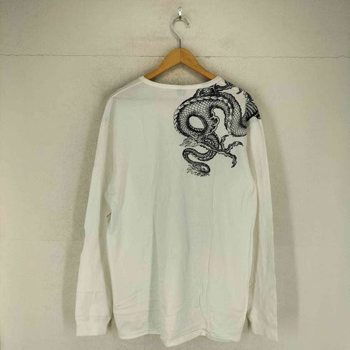 アヴィレックス AVIREX Japanese pattern 龍 和柄 Vネックカットソー メンズ 2XL