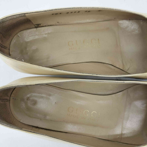 グッチ GUCCI ホースビット レザーパンプス レディース 36C