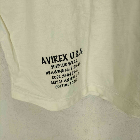 アヴィレックス AVIREX Japanese pattern 龍 和柄 クルーネックカットソー メンズ 2XL