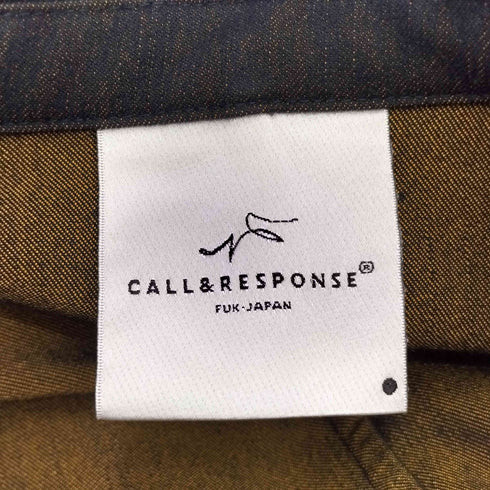 コールアンドレスポンス CALL&RESPONSE デニムパイルセットアップ メンズ
