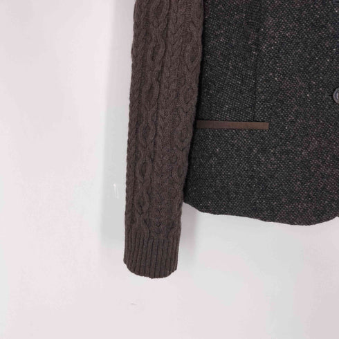 ウィークエンドマックスマーラ Weekend Max Mara アームニット ツイード テーラードジャケット レディース JPN:38