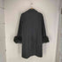 ザラ ZARA 袖ファー ウールナイロンコート レディース import:M