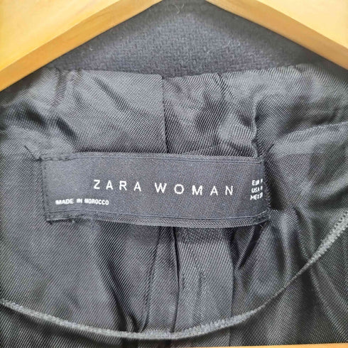 ザラ ZARA 袖ファー ウールナイロンコート レディース import:M