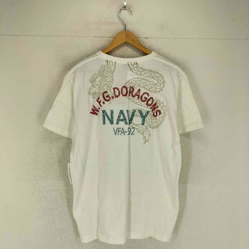 アヴィレックス AVIREX Japanese pattern 龍 和柄 クルーネックカットソー W.F.G.DORAGONS メンズ JPN:XL