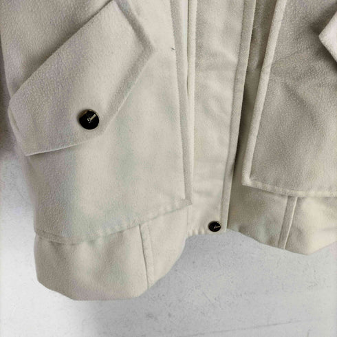 ゲス GUESS Y2K ミディ丈ファーフーデッドコート レディース L/G