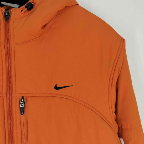 ナイキ NIKE 00S グレータグ パテッド フーデッドジャケット メンズ import:L