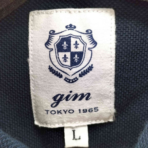 ジム gim AMERICAN SEA ISLAND COTTON アメリカン シーアイランド ポロシャツ メンズ import:L