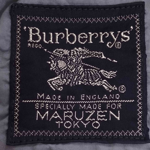 バーバリーズ BURBERRYS イギリス製 MARUZEN TOKYO ツートン ジップ カバーオール メンズ