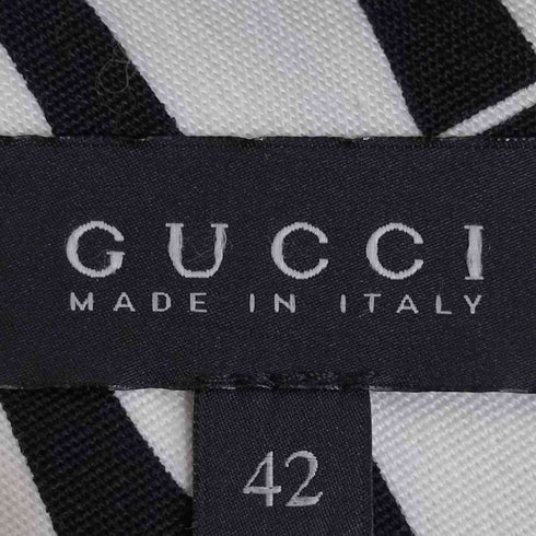グッチ GUCCI バンブー柄 変形プリーツスカート レディース 42