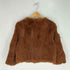 LOU ANDREA フランス製 ラビットファー ノーカラージャケット レディース import:S