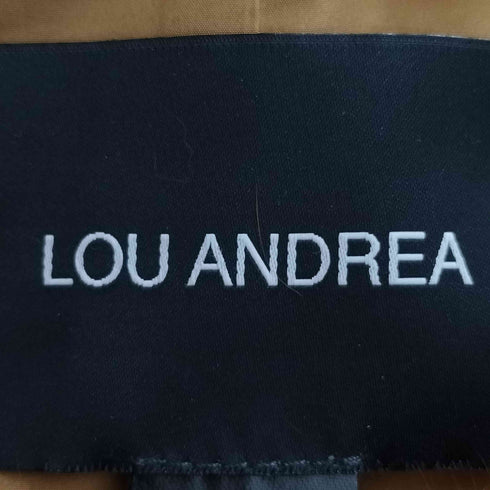 LOU ANDREA フランス製 ラビットファー ノーカラージャケット レディース import:S