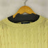 CASCOT スコットランド製 PURE CASHMERE ケーブルニット カーディガン メンズ 46