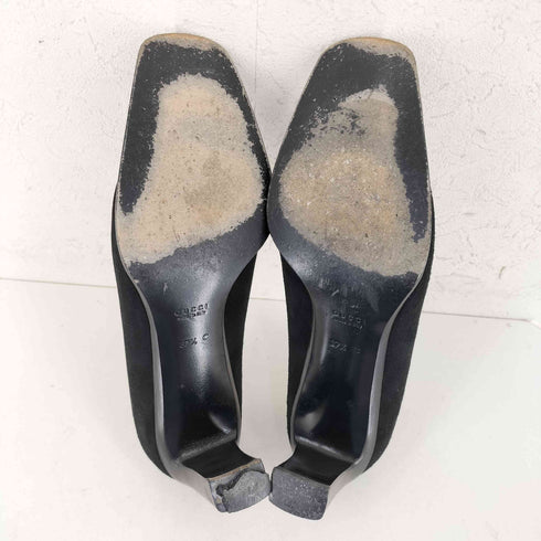 グッチ GUCCI スエード パンプス レディース 371/2