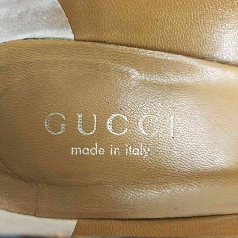 グッチ GUCCI スエード パンプス レディース 371/2
