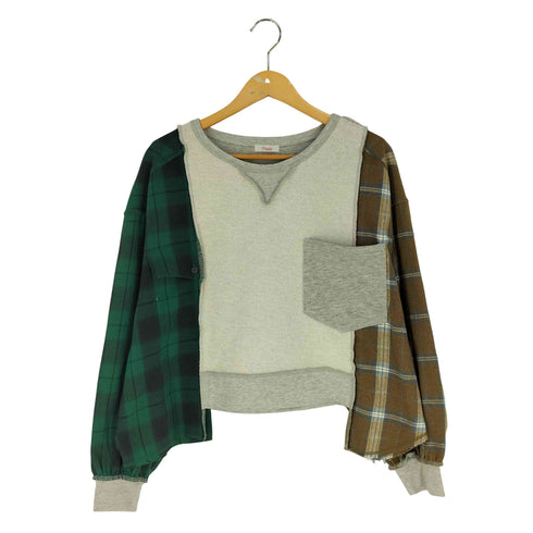 フリーダ Freada チェック ドッキング BACK SIDE SWT レディース ONE SIZE