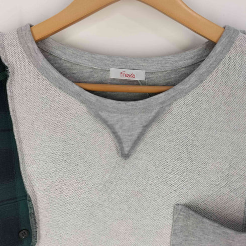 フリーダ Freada チェック ドッキング BACK SIDE SWT レディース ONE SIZE