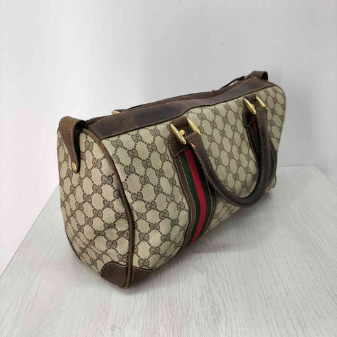グッチ GUCCI OLD GGスプリーム シェリーライン ボストンバッグ メンズ