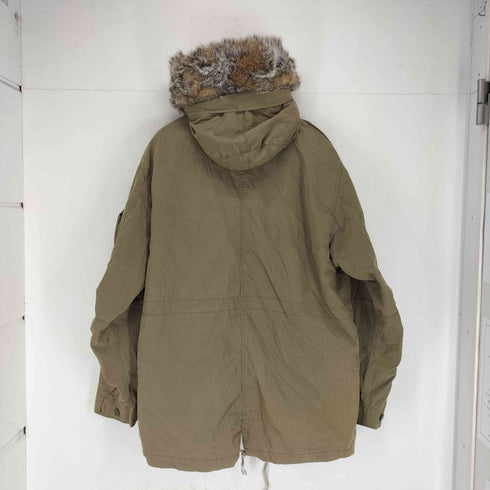 ギャップ Gap 00S 裏地ボアライナー付襟ファーミリタリーコート Y2K メンズ JPN:XL