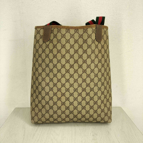 グッチ GUCCI OLD GGスプリーム シェリーライン PVC トートバッグ ハンドバッグ メンズ