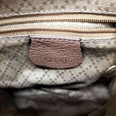 グッチ GUCCI バンブー スエード リュック レディース