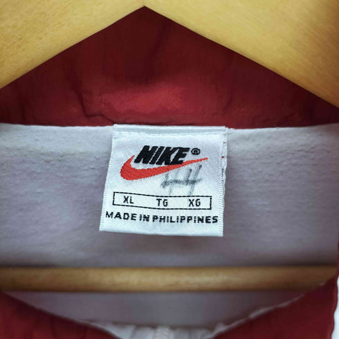 ナイキ NIKE 90-00s白タグ スウッシュ バイカラー シェル ジャケット メンズ import:XL