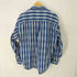 MTO International 90S ストライプ B.D. L/S コットン シャツ メンズ import:XL