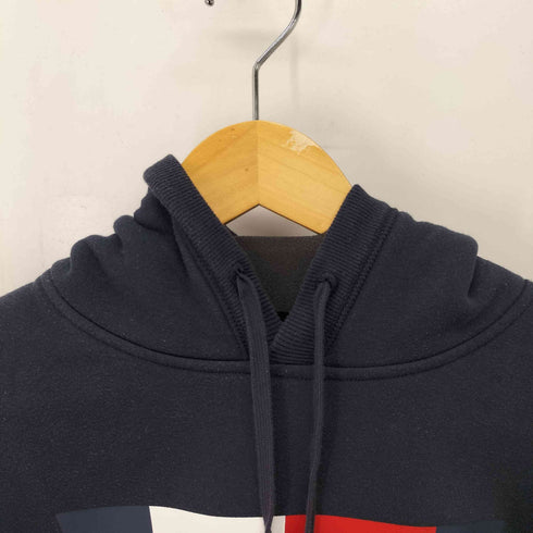 トミーヒルフィガー TOMMY HILFIGER ロゴプリント プルオーバーパーカー メンズ JPN:L