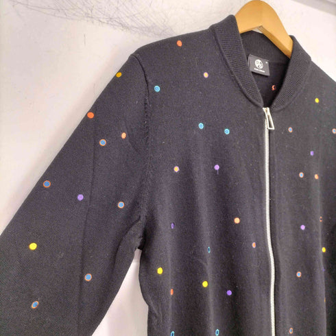 ピーエスポールスミス PS Paul Smith ニットドライバーズジャケット ジップアップカーディガン メンズ JPN:M
