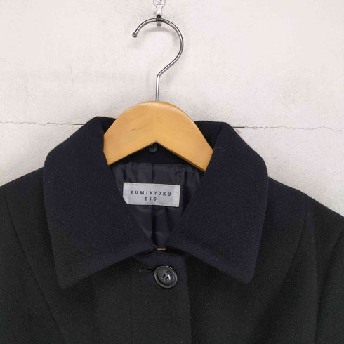クミキョク 組曲 cashmere カシミヤ混 比翼ステンカラーコート レディース JPN:2