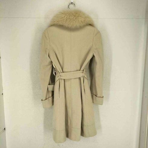 クレデゾーン CLE des ZONES fox fur Angola フォックスファー アンゴラ混ファーコート レディース JPN:38