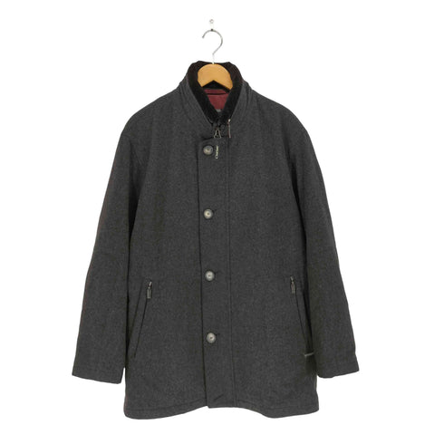 LODENFREY CASHMERE&WOOL カシミヤ混 ステンカラーコート メンズ EUR:46