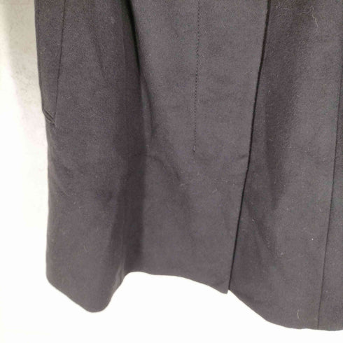 コムサデモード COMME CA DU MODE cashmere カシミヤ混 比翼 スタンドカラーコート レディース