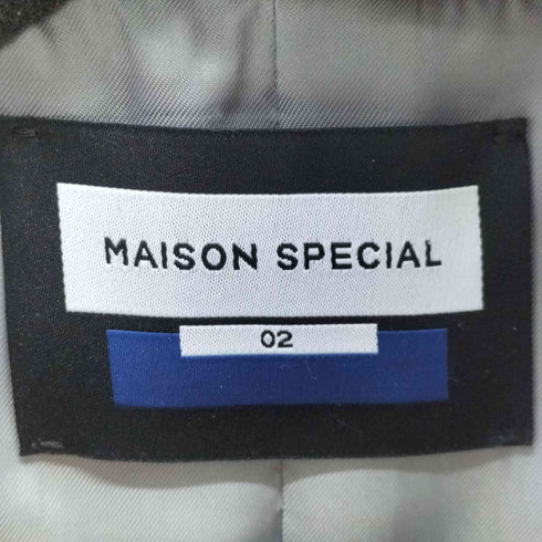 メゾンスペシャル MAISON SPECIAL Wool Mix Smooth Prime-Over Peaked Lapel Double Tailored Jacket メンズ JPN:2