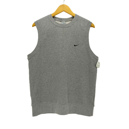 ナイキ NIKE 00S スウッシュ 刺繍 スウェット ベスト メンズ import:L