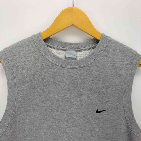 ナイキ NIKE 00S スウッシュ 刺繍 スウェット ベスト メンズ import:L