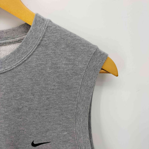 ナイキ NIKE 00S スウッシュ 刺繍 スウェット ベスト メンズ import:L