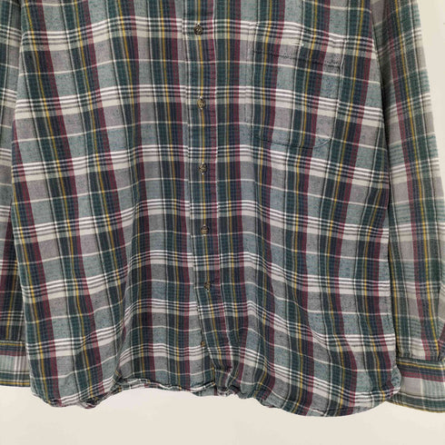 ボストントレーダーズ BOSTON TRADERS 80-90s コットンボタンダウンチェックシャツ メンズ import:L