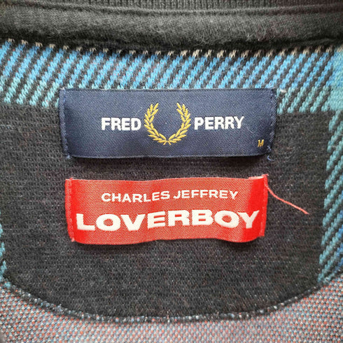 チャールズジェフリーラバーボーイ CHARLES JEFFREY LOVERBOY 21AW オーバーサイズタータンチェックポロシャツ メンズ import:M