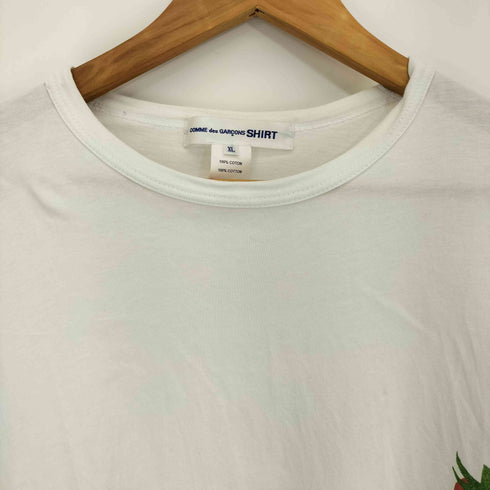 コムデギャルソンシャツ COMME des GARCONS SHIRT Brett Westfall Strawberry Oversized T-Shirt メンズ import:XL
