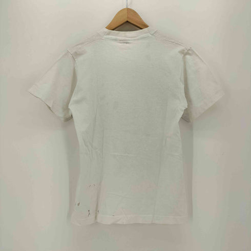 フルーツオブザルーム FRUIT OF THE LOOM 90S USA製 フロント キャラクター プリント クルーネック S/S Tシャツ 袖 裾 シングル メンズ import:S
