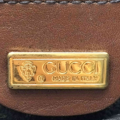 グッチ GUCCI OLD マイクロGG トートバッグ ハンドバッグ レディース