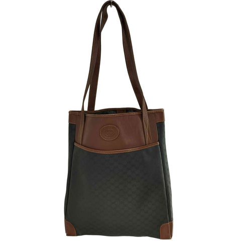 グッチ GUCCI OLD マイクロGG トートバッグ ハンドバッグ レディース