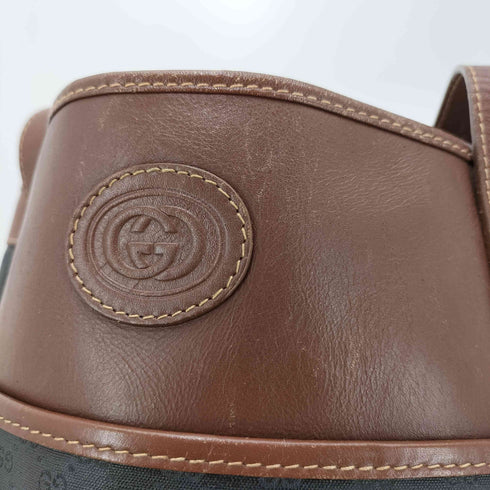 グッチ GUCCI OLD マイクロGG トートバッグ ハンドバッグ レディース