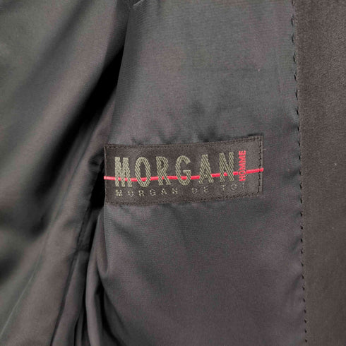 モルガンオム MORGAN HOMME ナイロンポリ2Bテーラードジャケット メンズ JPN:M