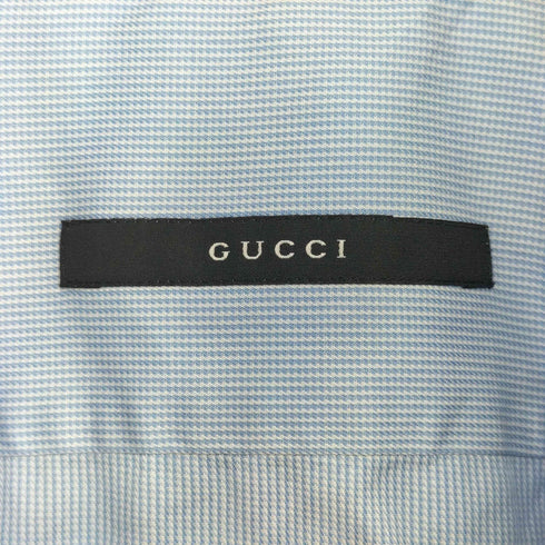 グッチ GUCCI 総柄 コットン 長袖シャツ メンズ 38