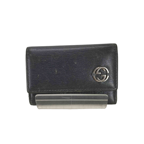 グッチ GUCCI インターロッキングG レザー6連キーケース メンズ
