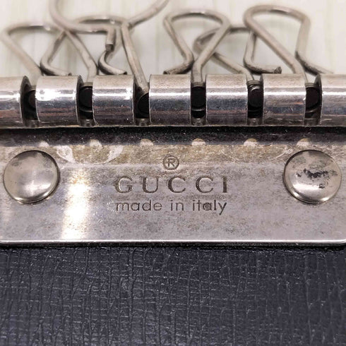 グッチ GUCCI インターロッキングG レザー6連キーケース メンズ