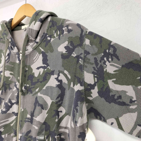 ユニクロ UNIQLO y2k thermal zip up camo parka メンズ JPN:L