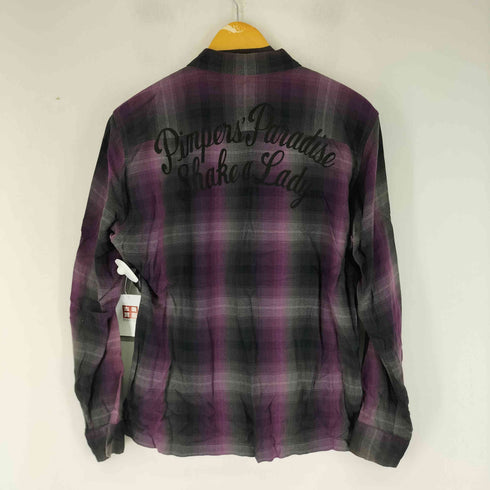 ワコマリア WACKO MARIA オープンカラー レーヨン ネルシャツ メンズ import:XL