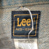 リー Lee 80S USA製 PATD-153438 220 バック ラメ ペイント カスタム デニム トラッカー ジャケット 1984年製 メンズ US:42